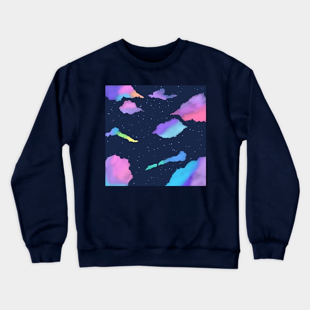 Keep Me Up All Night Crewneck Sweatshirt by RoyalJellyfish